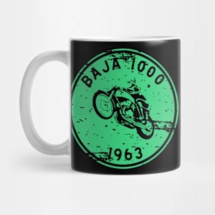 Vintage Motorcycle Race Baja 1000 1965 Mug